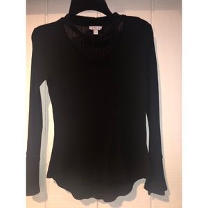 Charming Charlie Black Long Sleeve